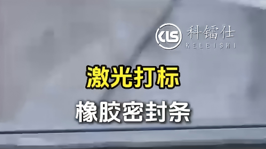 激光打标 橡胶密封条