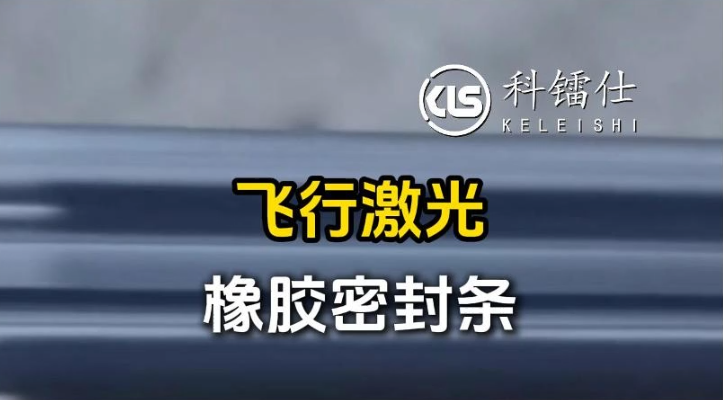 飞行激光给橡胶密封条打标